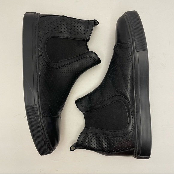 UN-PLUGGED leather high top sneaker boots size 39 EU US 8.5 - Picture 7 of 8
